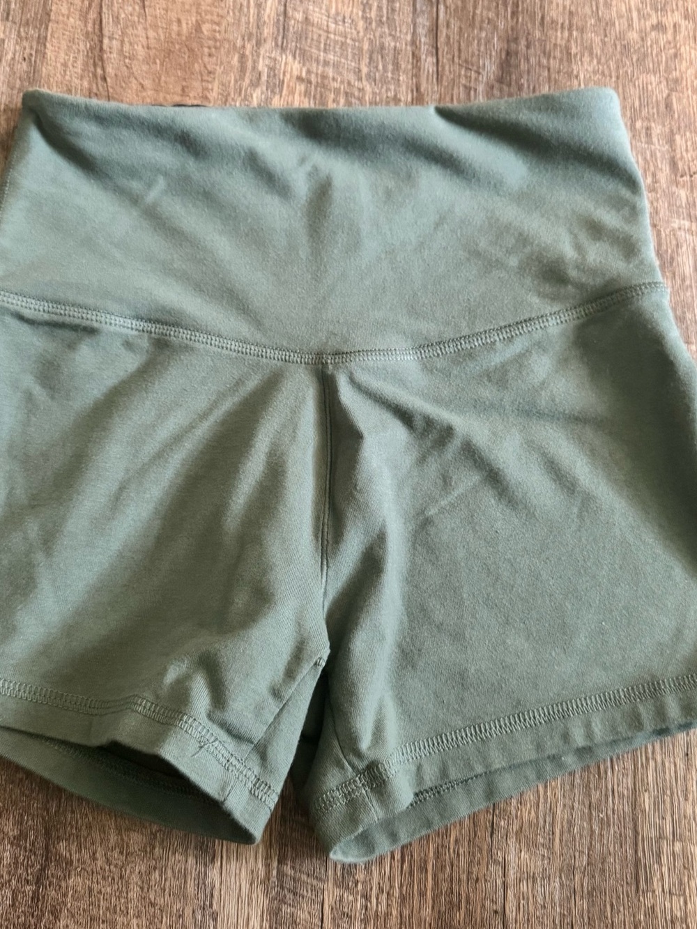 Victoria's Secret Olive Green High-Rise Bike Shorts